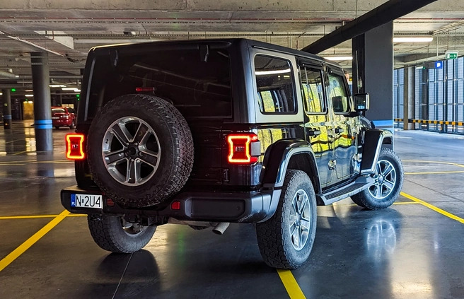 Jeep Wrangler cena 142000 przebieg: 107000, rok produkcji 2018 z Olsztyn małe 56